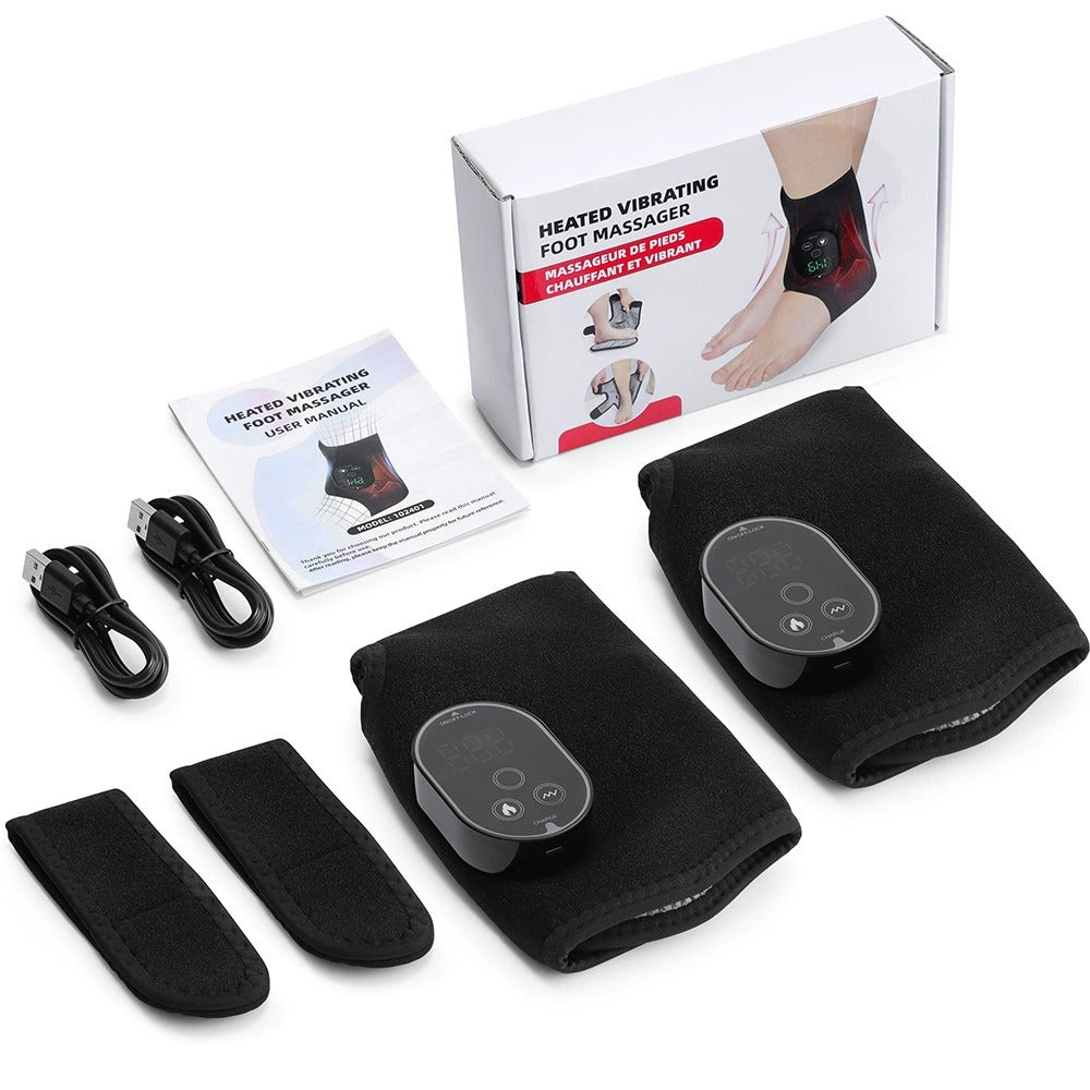 PulsFlex värme- och vibrationsmassage för fötter och vrister