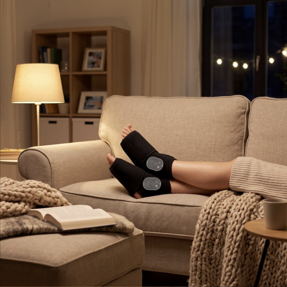 PulsFlex använd i soffan en mysig kväll